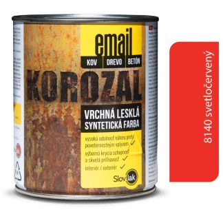Slovlak Korozal EMAIL 8140 svetločervený 0,75kg