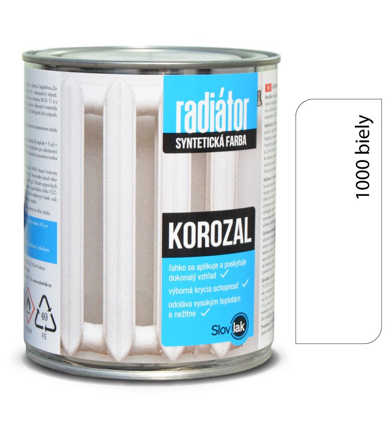 Slovlak Korozal radiátor biely 1000 0,75kg