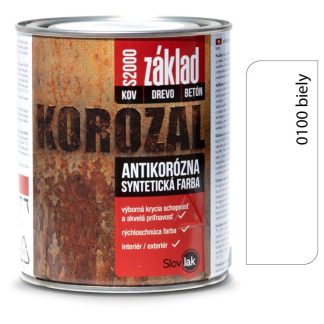 Slovlak Korozal Základ S2000 0100 biely 1kg