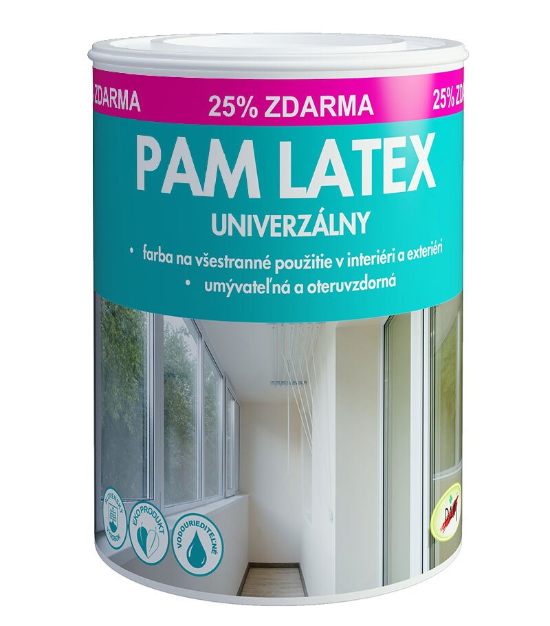 Pam Latex /čierny/ 0,8kg