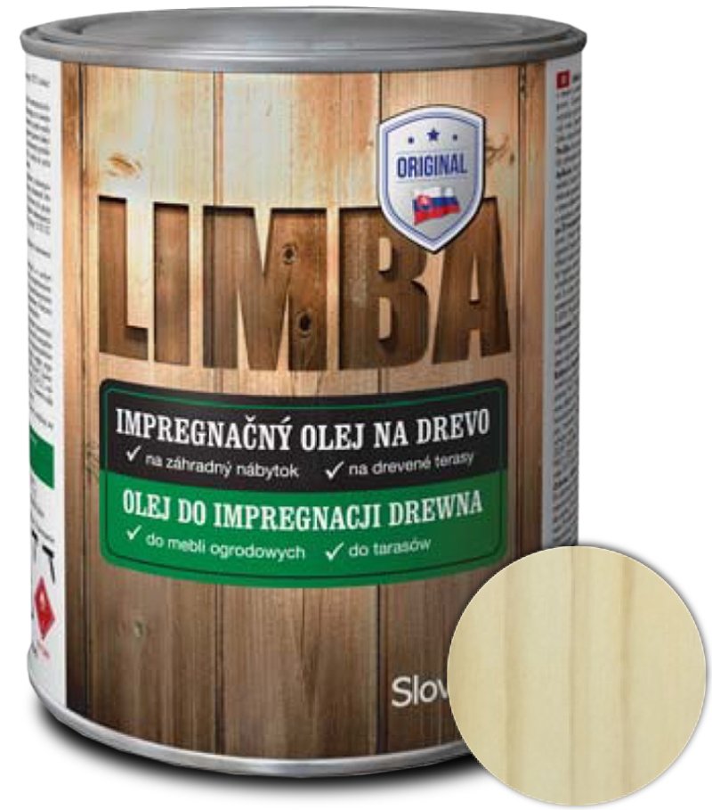 Slovlak LIMBA Impregnačný olej na drevo, bezfarebný 0,7l