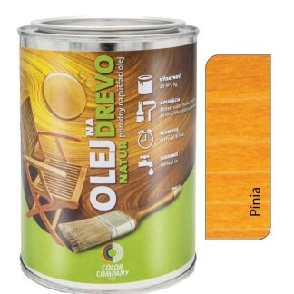 Color company Olej na drevo NATUR pínia 0,5l - prírodný napúšťací olej