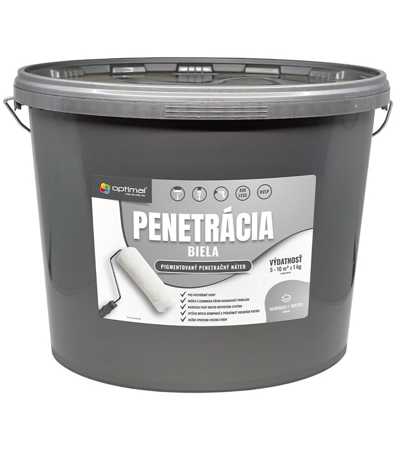 Optimal Penetrácia Biela - Základný pigmentovaný náter 25kg