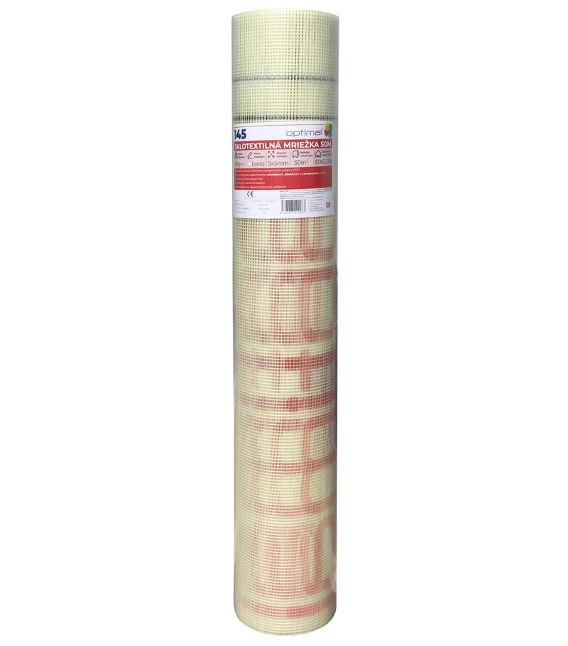 Optimal sklotextilná mriežka 145g 50m ETICS/ETAG-004