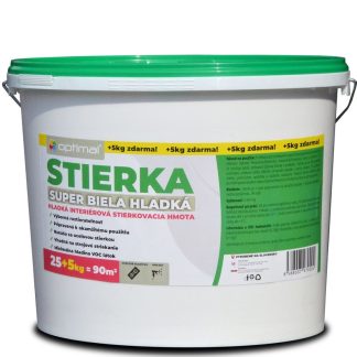 Optimal Stierka 25+5kg grátis - hladká stierková hmota