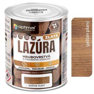 Optimal Zlatá lazúra Gaštan 2,25l - laková olejová lazúra s voskami