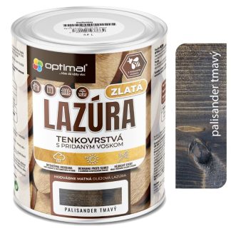 Optimal Zlatá lazúra Palisander 2,25l - tenkovrstvá olejová lazúra s voskami