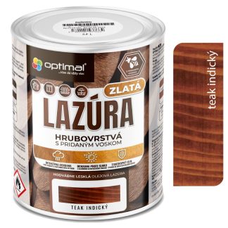Optimal Zlatá lazúra Teak 2,25l - laková olejová lazúra s voskami