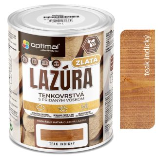 Optimal Zlatá lazúra Teak 2,25l - tenkovrstvá olejová lazúra s voskami