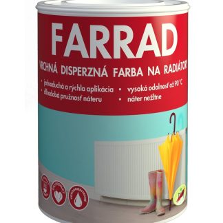 Pam Farrad biela - Farba na radiátory 0,5kg