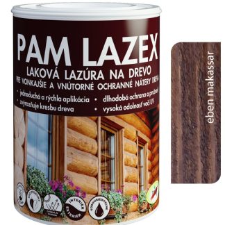 Pam Lazex eben makassar - Hrubovrstvá lazúra 0,7l