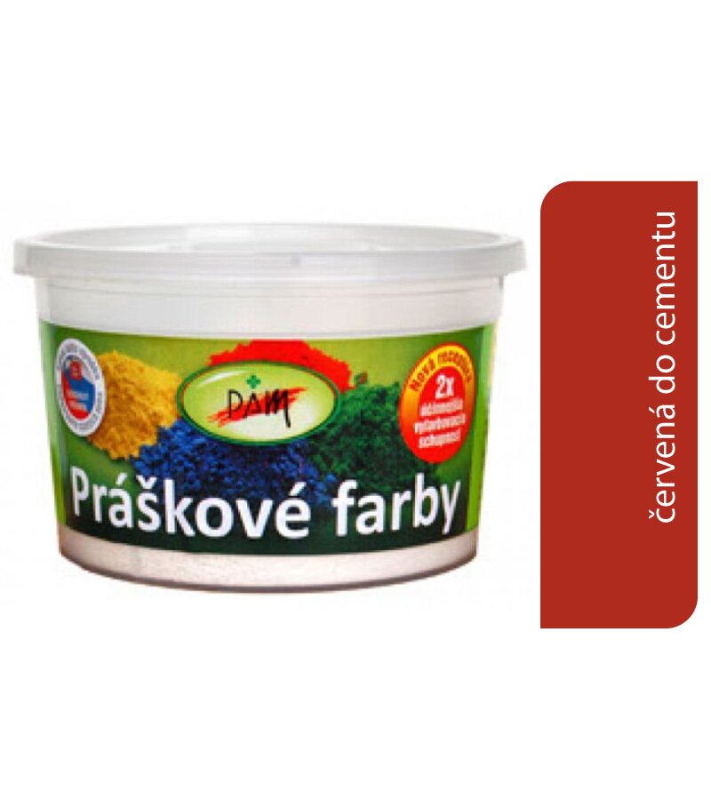 Pam Prášková farba do cementu: červená 4315 0,25kg