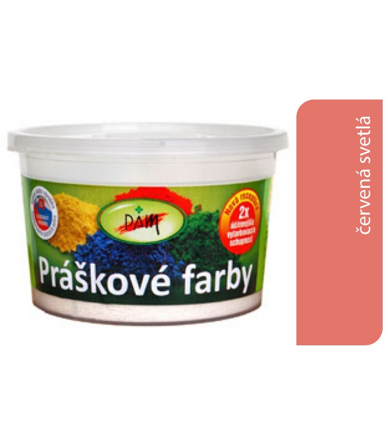 Pam Prášková farba maliarska: červená svetlá 5813 0,25kg