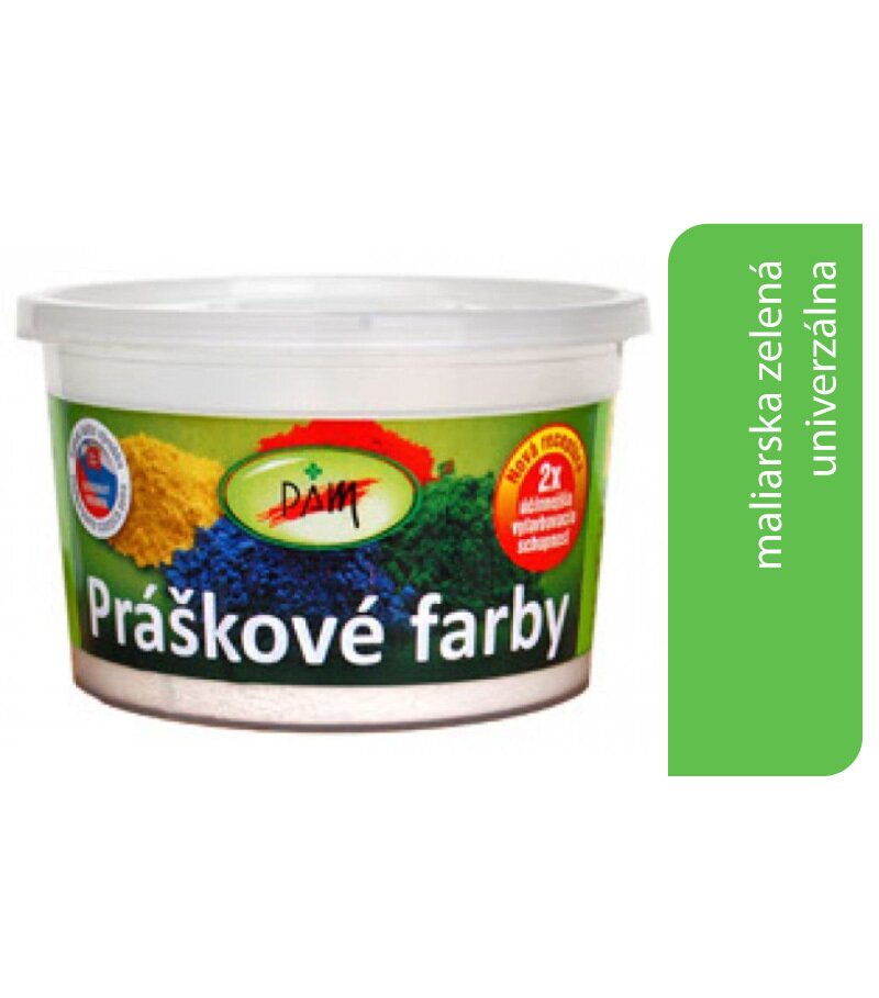 Pam Prášková farba maliarska: zelená univerzálna 6307 0,25kg