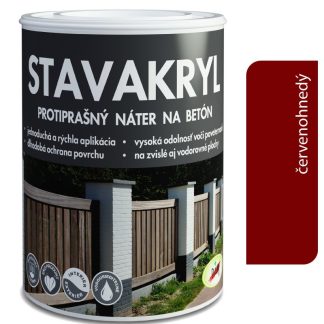 Pam Stavakryl červenohnedá - protiprašná farba na betón 0,8kg
