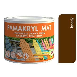 Pam Pamakryl mat 0,4kg hnedý /tmavý/ 8007