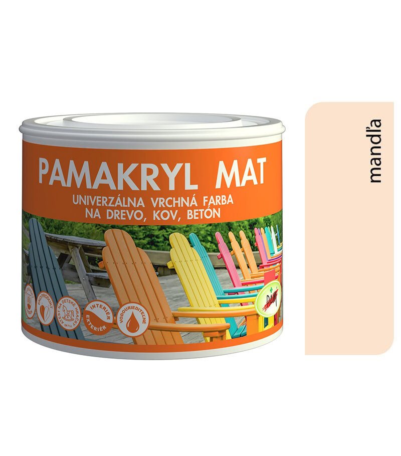 Pam Pamakryl mat 0,4kg mandľa