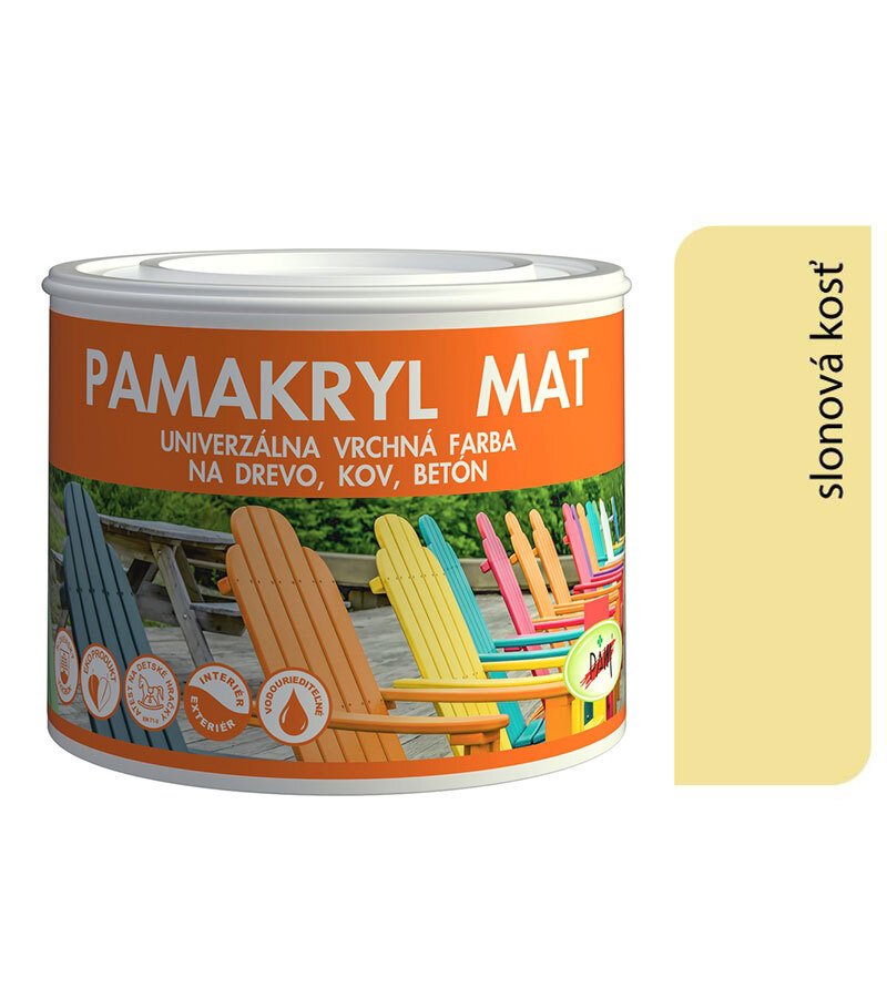 Pam Pamakryl mat 0,4kg slonova kosť 1015