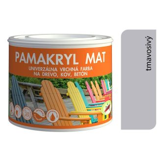 Pam Pamakryl mat 0,4kg tmavosivá