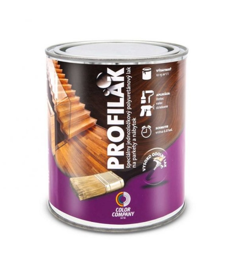 Color company Profilak matný - Jednozložkový polyuretánový lak na parkety 0,7l