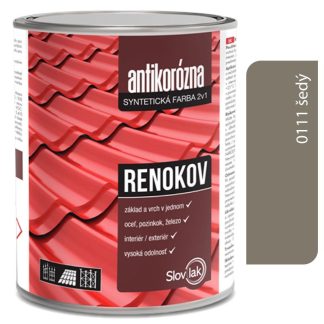 Slovlak Renokov šedý 2,5kg - antikorózna farba na kov