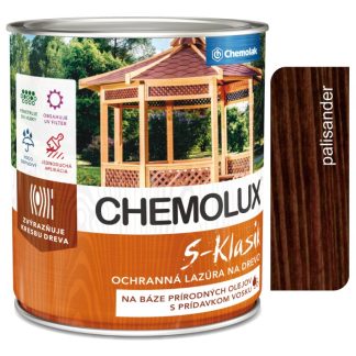 Chemolak S1040 Chemolux S-Klasik 0281 palisander 2,5l - matná ochranná lazúra na drevo