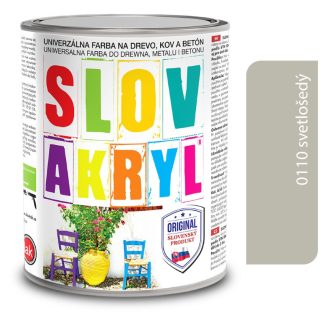 Slovlak Slovakryl 0110 - šedý svetlý 2,5kg