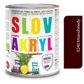 Slovlak Slovakryl 0240 - tmavohnedý 5kg