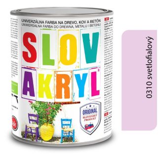 Slovlak Slovakryl 0310 - svetlofialový 0,75kg
