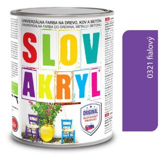 Slovlak Slovakryl 0321 - fialový 0,75kg