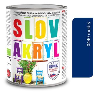 Slovlak Slovakryl 0440 - modrý 0,75kg
