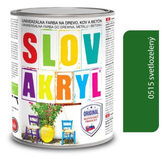 Slovlak Slovakryl 0515 - svetlozelený 0,75kg