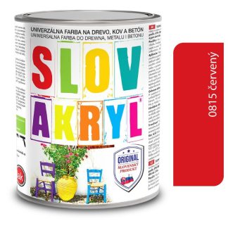 Slovlak Slovakryl 0815 - červený 0,75kg