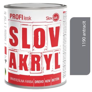Slovlak Slovakryl Profi Lesk antracit 1190/RAL7016 0,75kg