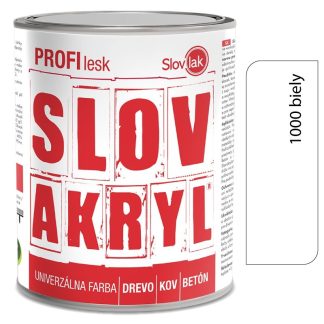 Slovlak Slovakryl Profi Lesk biely 1000/RAL9003 5kg
