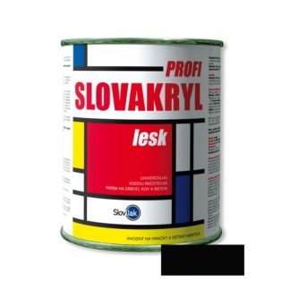 Slovlak Slovakryl Profi Lesk čierny 0199 0,75kg