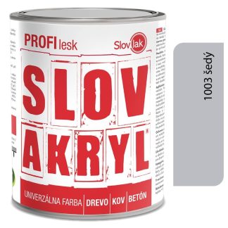 Slovlak Slovakryl Profi Lesk šedý 1003/RAL 7035 0,75kg