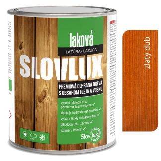Slovlak Slovlux Laková lazúra 0025 Zlatý dub 0,7l