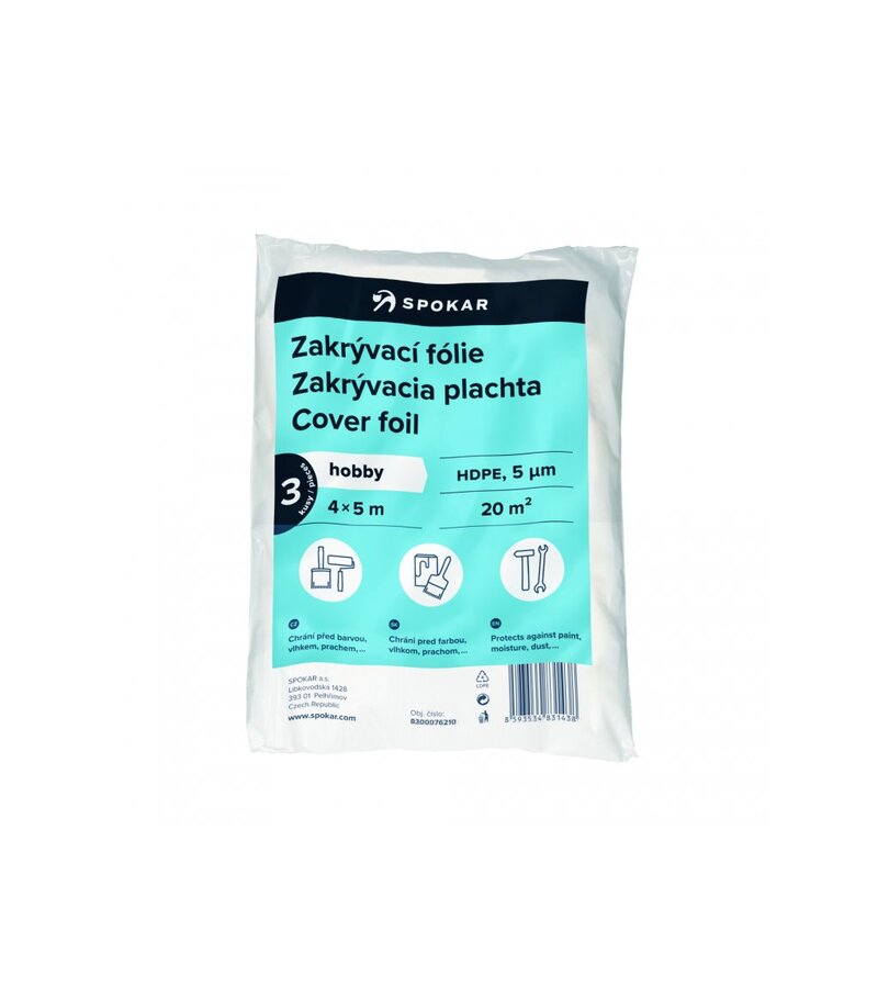 Spokar plachta 4x5m 5MY HOBBY 3ks