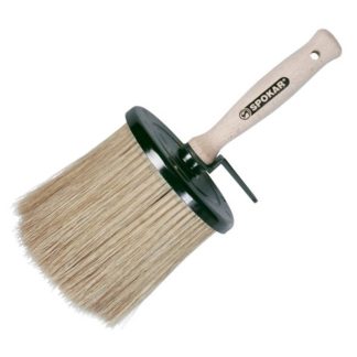 Spokar štetka maliarska guľatá C10A, priemer 132mm, dĺžka štetiny 128mm, drevené držadlo