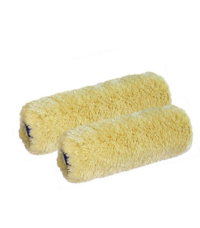 Spokar valec plyš žltozelený 18cm - fasádny