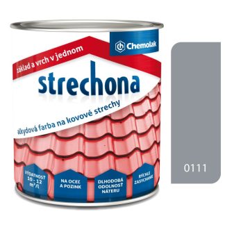 Chemolak Strechona - Farba na strechy 0111 šedá 2l