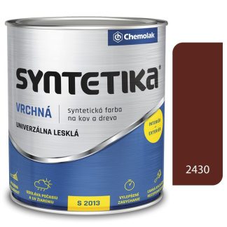 Chemolak Syntetika S2013 2430 Tmavohnedá 2,5l