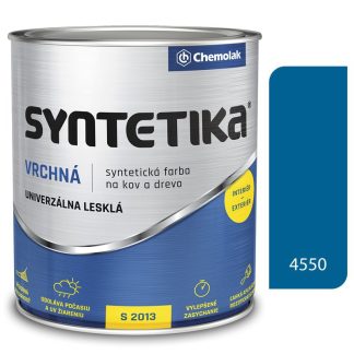 Chemolak Syntetika S2013 4550 Návestná modrá 0,6l