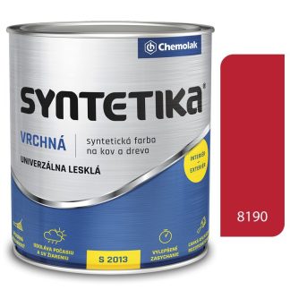 Chemolak Syntetika S2013 8190 Červená tmavá 0,6l