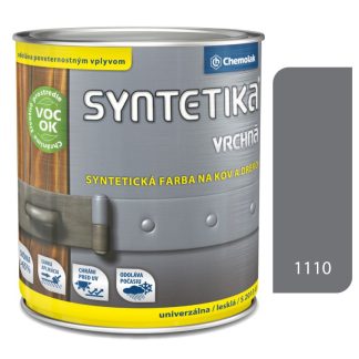 Chemolak Syntetika S2013U 1110 svetlošedá 2,5l - vrchná farba lesklá