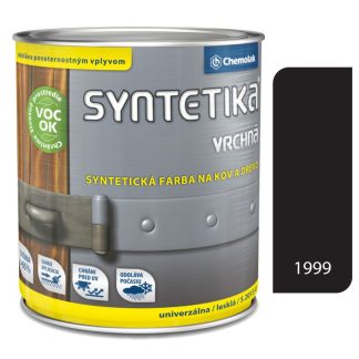 Chemolak Syntetika S2013U 1999 čierna 2,5l - vrchná farba lesklá