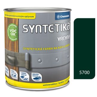 Chemolak Syntetika S2013U 5700 zelená vagónová 0,6l - vrchná farba lesklá