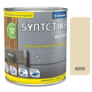 Chemolak Syntetika S2013U 6050 krémová svetlá 2,5l - vrchná farba lesklá