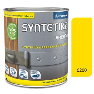Chemolak Syntetika S2013U 6200 žltá 0,6l - vrchná farba lesklá